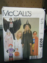 McCall&#39;s 9235 Kid&#39;s Vampire Angel Super Hero Witch Alien Fairy Costumes - Size M - £5.87 GBP
