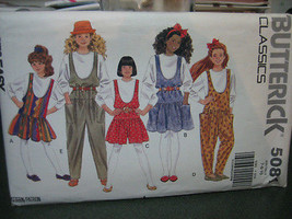 Butterick 5081 Girl's Jumper, Jumpsuit & Top Pattern - Size 7 - $7.55