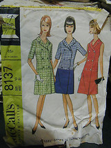 Simplicity 8137 Misses Dress Pattern - Size 10 Bust 31 - $12.14