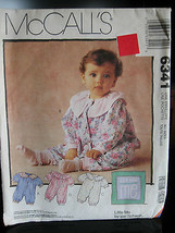 Vintage McCall&#39;s #6341 Infants&#39; Jumpsuit in 2 Lengths (Snap Crotch) - Size S-XL - £5.38 GBP