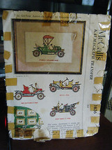 Vintage McCall&#39;s 1636 Vintage Cars Embroidery Patterns &amp; Instructions - $12.04