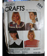 Vintage McCall&#39;s Crafts #884 Marti Michell Country Collars &amp; Cuffs Patterns - £8.08 GBP
