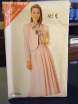 Butterick See &amp; Sew 5700 Misses Lined Jacket &amp; Skirt Pattern - Size 14 &amp; 16 - £5.89 GBP