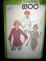Vintage Simplicity #8300 Misses Top Pattern - Size 14 - £4.88 GBP