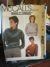 Vintage McCall&#39;s 8127 Misses Tops Patterns - Size Petite (6-8) - £7.95 GBP