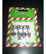 Holiday Jewels LOVE Charm Pin #HJ27846-123 - New in Pack!!! - £4.79 GBP