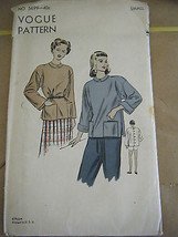 Vintage 1950&#39;s Vogue 5699 Misses Easy To Make Jacket Pattern - Size S (30-32) - £12.77 GBP