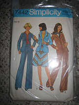 Simplicity 7442 Misses Unlined Blazer, Bias Skirt &amp; Pant Pattern - Size 10 - £5.09 GBP