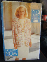 Vintage Butterick See &amp; Sew 601 Misses Jacket &amp; Dress Pattern - Sizes 16-24 - $10.11