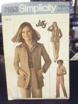 Simplicity 7653 Misses Jiffy Top & Pants Pattern - Size 14 Bust 36 - $5.26