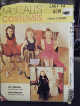 McCall&#39;s P251 Girl&#39;s Bride, Witch, Ballerina Costumes Pattern - Size M (5-6) - £9.45 GBP