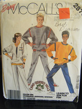 Vintage McCall&#39;s 2870 Misses &amp; Men&#39;s Top &amp; Pants Pattern - Size S (32 1/2-34) - £7.90 GBP