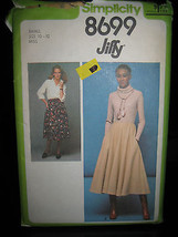 Vintage Simplicity 8699 Misses Skirt in 2 Lengths Pattern - Size S (10-12) - £5.56 GBP