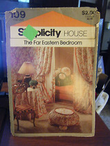 Simplicity House 109 Far Eastern Bedroom Pattern Instruction Cards - $12.04