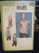 Vintage Simplicity 8685 Misses Set of Vests Pattern - Size 6 &amp; 8 - £8.36 GBP