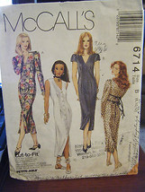 Vintage McCall&#39;s 6714 Misses Dress Pattern - Sizes 8 &amp; 10 - £7.99 GBP