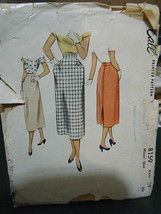 Vintage 1950's McCall's 8159 Misses Skirt Pattern - Waist 24 - $12.60