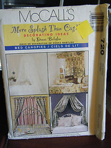 Vintage McCall&#39;s by Donna Babylon 720 Bed Canopies Pattern - $8.27