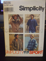 Simplicity 9226 Misses & Men's Shirts Pattern - Size XS/S/M - $11.49