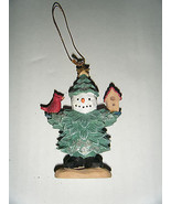 Christmas Tree Snowman Holiday Ornament - £5.18 GBP