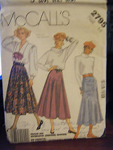 Vintage McCall's 2795 Misses Skirts Pattern - Sizes 6-8 - £6.03 GBP