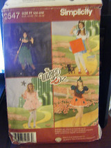 Simplicity 2547 Women's Wizard of Oz Costumes Pattern - Sizes 18W-24W - $9.37