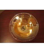 Beautiful Vintage Fluted Carnival Glass Footed Candy or Condiment Dish - £18.89 GBP