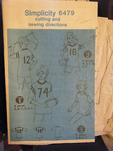 Simplicity 6479 Child's T-Shirt & Letter Appliques Pattern - Size 12 - £6.01 GBP