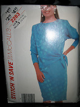 Vintage McCall&#39;s Stitch&#39;n Save #2283 Misses Dress Pattern - Sizes 12/14/16 - £4.44 GBP
