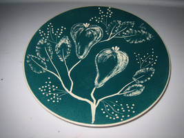 Ceramic Pear Design 10 1/2&quot; Decorative Serving Plate - £15.81 GBP