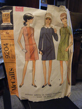 Vintage McCall's 9204 Misses Dress in 3 Versions - Size 12 Bust 34 - £11.90 GBP