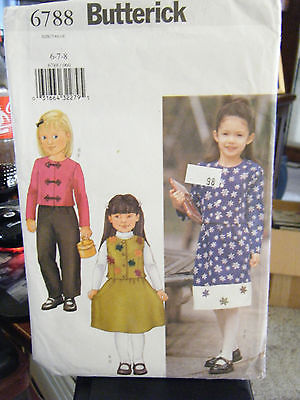 Primary image for Butterick 6788 Girl's Jacket, Vest, Skirt & Pants Pattern - Sizes 6/7/8