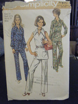 Vintage Simplicity 9361 Misses Over Blouse & Pants Pattern - Size 10 - $8.02