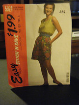 McCall&#39;s Stitch&#39;n Save 5924 Misses Tank Top &amp; Shorts Pattern - Size 8/10... - £6.91 GBP