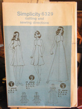 Simplicity 6329 Misses Sleeveless Dress in 2 Lengths Pattern - Size 14 Bust 36 - $8.80