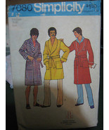 Vintage Simplicity #7080 Men&#39;s Robe in 2 Lengths Pattern - Size M (38-40) - £6.40 GBP