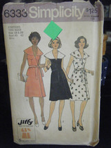 Simplicity 6333 Misses Jiffy Front Wrap Dress Pattern - Size 18 &amp; 20 Bus... - $12.02