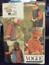 Vogue 9142 Children's Hats & Coats Pattern - Size 2-6X - $9.26