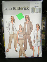 Butterick B4141 Misses Jacket, Top, Shorts &amp; Pants Pattern - Size XS/S/M - $9.26