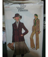 Vintage Vogue 9321 Misses Jacket, Pants &amp; Skirt Pattern - Size 8 - £6.31 GBP