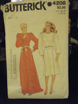 Butterick 4208 Misses Dress in 2 Lengths Pattern - Size 12 - $8.64