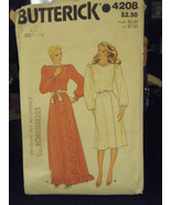Butterick 4208 Misses Dress in 2 Lengths Pattern - Size 12 - £6.90 GBP