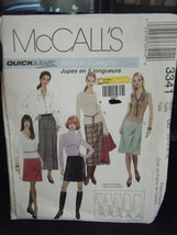 McCall&#39;s 3341 Misses A-Line Skirts in 5 Lengths Pattern - Size 12 &amp; 14 - $7.78