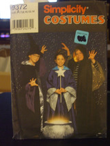 Simplicity 9372 Boy's & Girl's Wizard Costume Pattern - Size 7 Chest 26 - £24.73 GBP