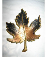 Beautiful Gold Tone Autumn Leaf Pin - £9.83 GBP