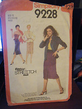 Simplicity 5238 Misses Skirt, Tube Top & Unlined Jacket Pattern - Sizes 8 & 10 - $5.90