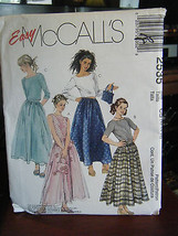 McCall&#39;s 2535 Girl&#39;s Top, Skirt &amp; Bag Pattern - Sizes 12-14-16 - £7.13 GBP