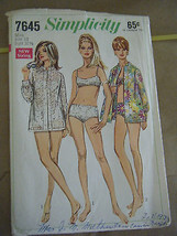 Simplicity 7645 Misses Two-Piece Swimsuit &amp; Shirt Pattern - Size 10 Bust... - $13.78