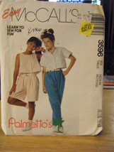McCall&#39;s 3596 Girl&#39;s Top, Pants &amp; Shorts Pattern - Size M (8-10) Chest 27-28 1/2 - £4.50 GBP