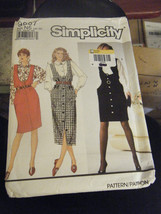 Simplicity 9907 Misses Jumper in 2 Lengths &amp; Blouse Pattern - Size 10 &amp; 12 - £6.56 GBP